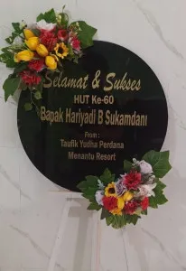 Papan Akrilik Ucapan Ulang Tahun Lanny Jaya